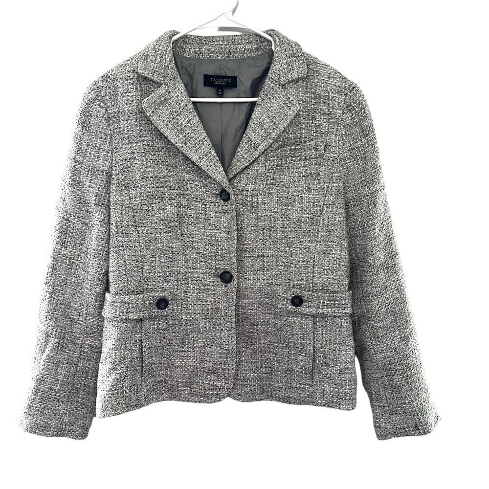 Talbots Classic 2 Button Blazer Jacket - image 2